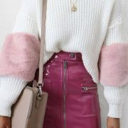 الـ  » Sleeve Fur Knit  » لهذا الشتاء