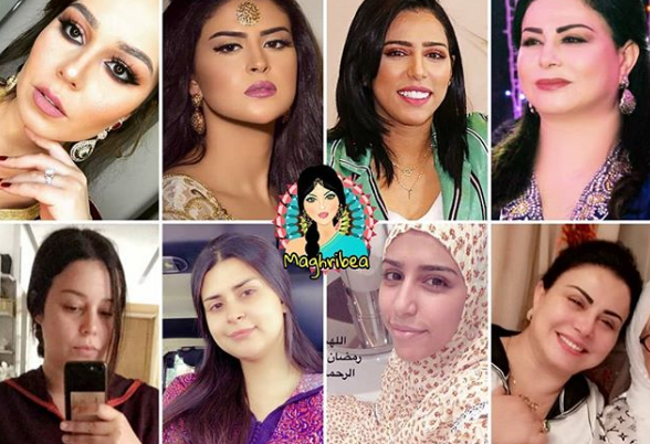 فنانات مغربيات يتخلين عن المكياج في رمضان (صور)