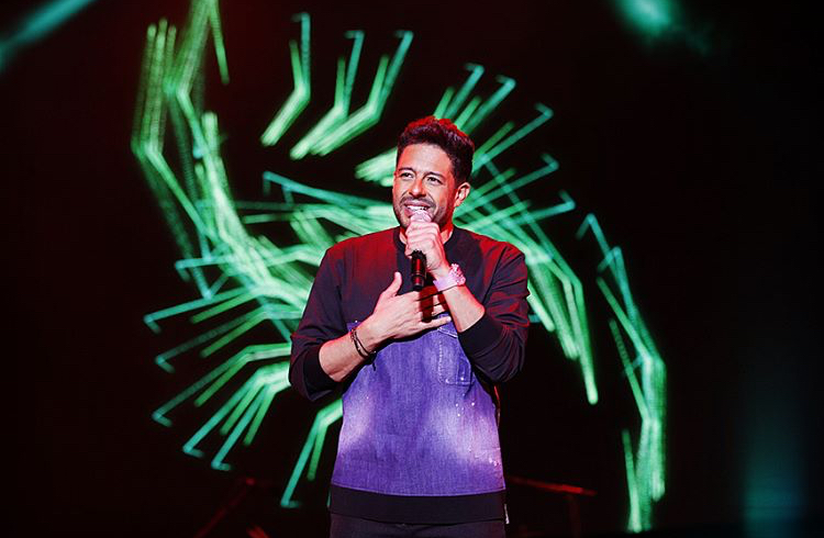 بعد حفله بموازين.. حماقي يوجه رسالة للمغاربة (صور)