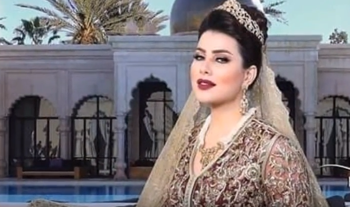 حنان لخضر تفاجئ جمهورها بلباس العروس