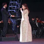 بالصور .. إطلالة الفنانة ماجدة الرومي الفخمة في آخر حفلاتها