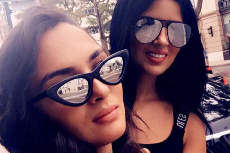 هكذا احتفلت هند بومشمر بعيد ميلاد شقيقتها في أمريكا (صور)