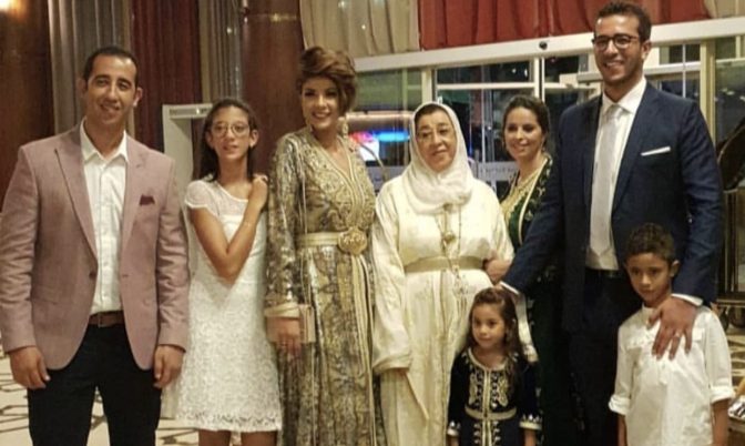 ليلى الحديوي تحتفل بزواج شقيقها (صور)