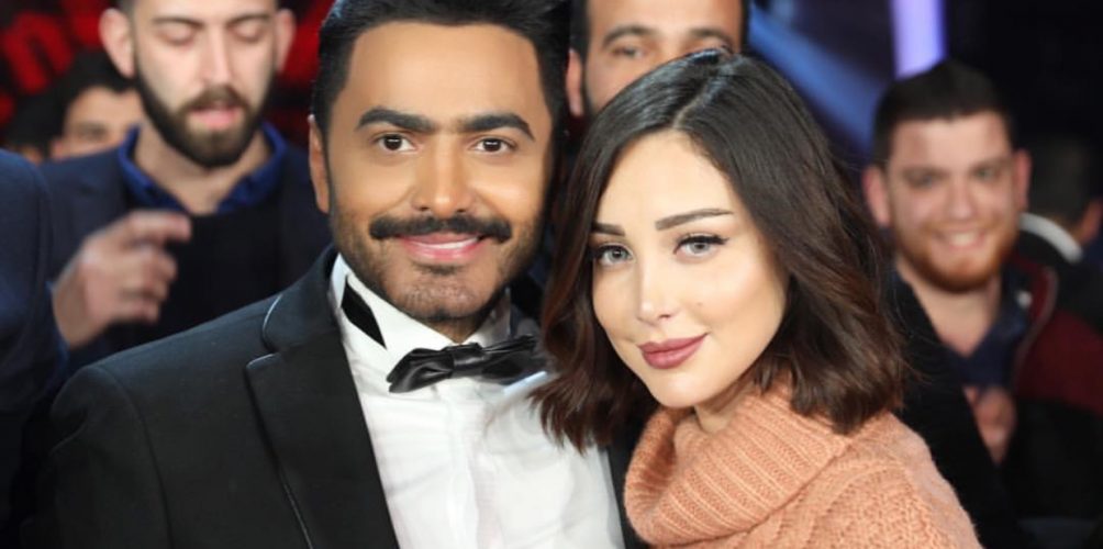 بسمة بوسيل و تامر حسني يستقبلان مولودهما الثالث &laquo;&nbsp;آدم&nbsp;&raquo;