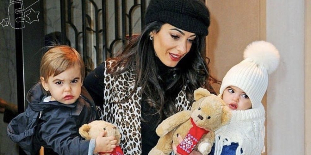 الصورة الأولى لتوأم جورج وأمل كلوني