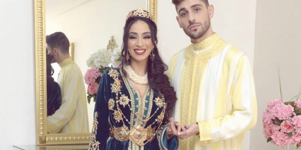 ماريا نديم لمنتقدي مكياجها: &laquo;&nbsp;أردت فقط أن أكون سعيدة خلال زفافي&nbsp;&raquo; (صورة)