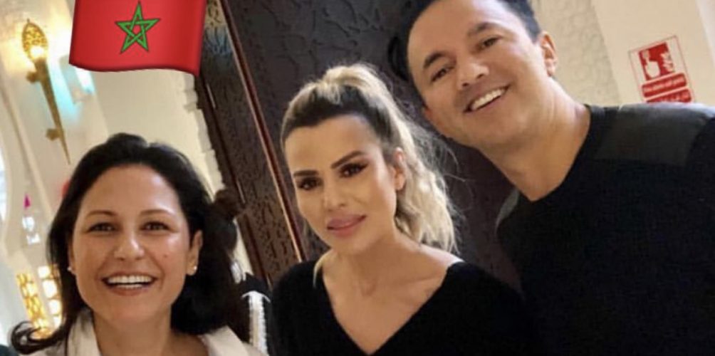 دبي.. ريدوان وليلى عزيز في مطعم شميشة (صورة)