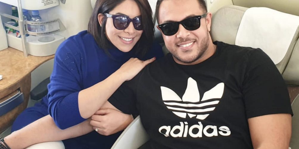 بالصورة.. الظهور الأول لنجاة رجوي ونبيل عبيد بعد زواجهما