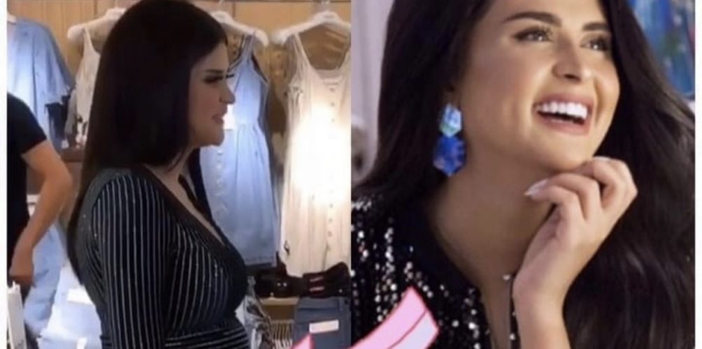 الظهور الأول لسلمى رشيد وهي حامل (صور وفيديو)