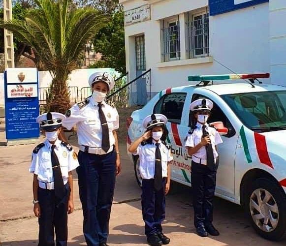 استقبال وهدايا.. ولاية الأمن في أكادير تحقق حلم ثلاث شقيقات (صور)