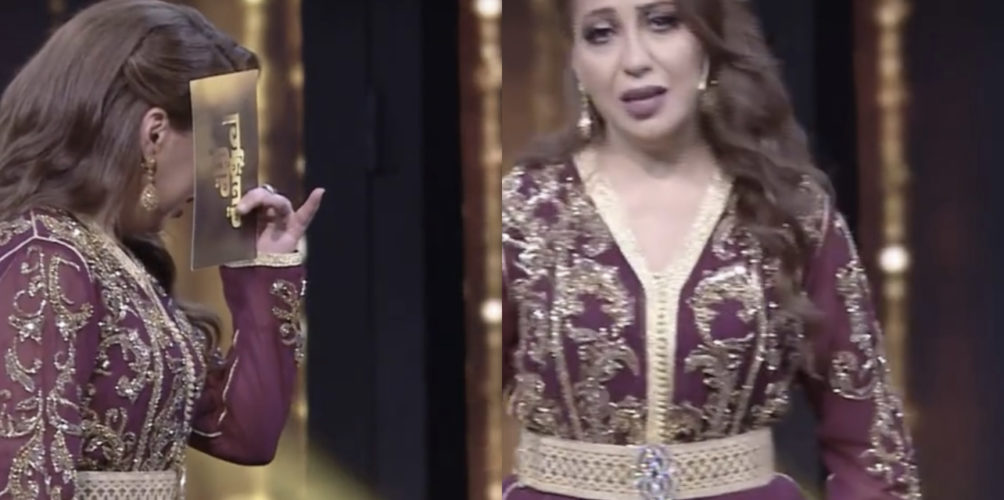 في البرايم النهائي.. هدى الريحاني تبكي وتوقف التصوير (فيديو)