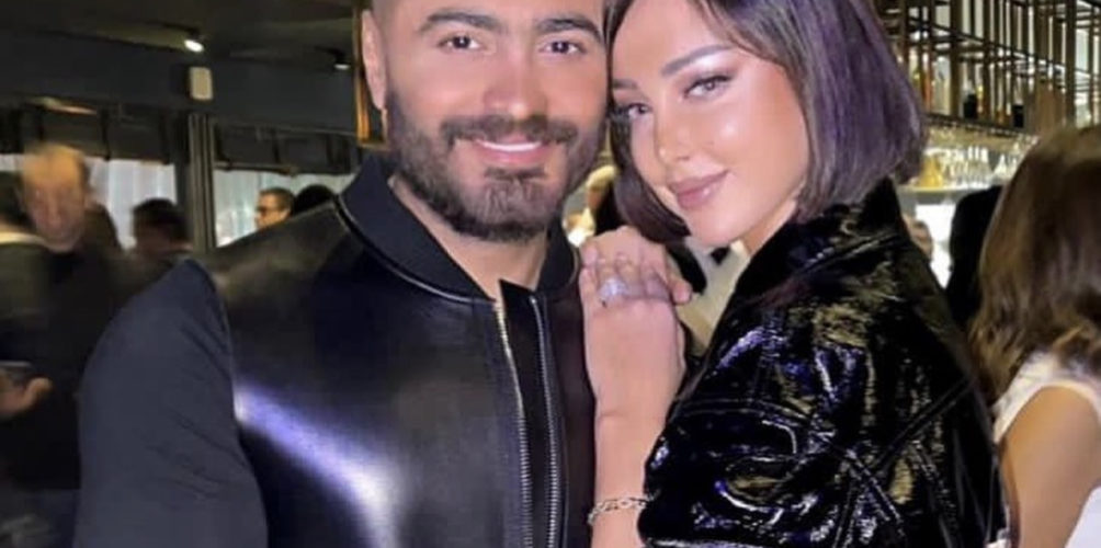 عادت المياه إلى مجاريها.. بسمة بوسيل وتامر حسني يشعلان مواقع التواصل الاجتماعي برومانسيتهما (صورة)