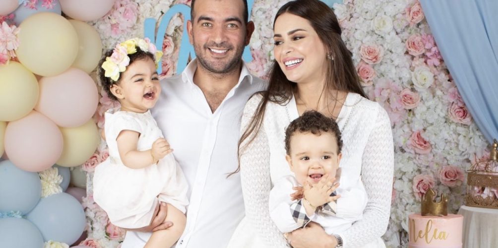 بصورة عائلية.. صفاء حبيركو تحتفل بعيد ميلاد توأمها نليا ونايل الأول
