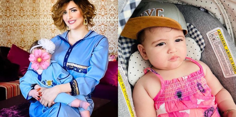 بعد أشهر من ولادتها.. نرجس الحلاق تكشف عن ملامح وجه إبنتها