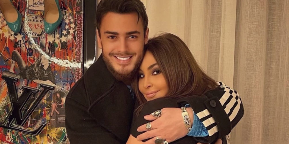 التقيا في باريس.. سعد لمجرد يحضن إليسا ويتغزل فيها