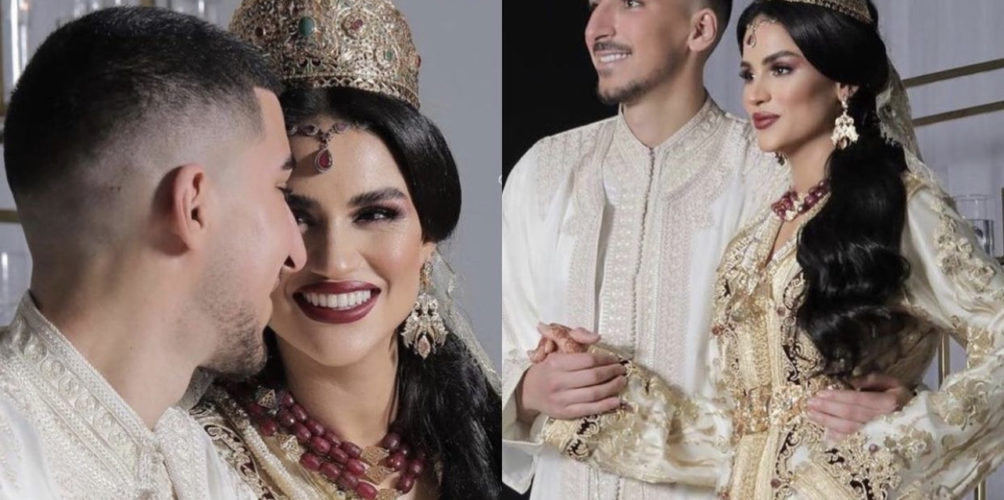 على الطريقة المغربية.. لاعب مغربي دولي يحتفل بزفافه في ألمانيا (صور)