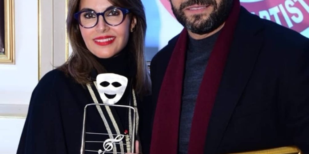 بعد تكريمها من طرف نادي الفنانين.. فاطمة خير توجه رسالة لزوجها سعد التسولي(صور)