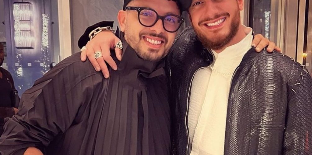 في دبي.. لقاء سعد لمجرد وحاتم عمور