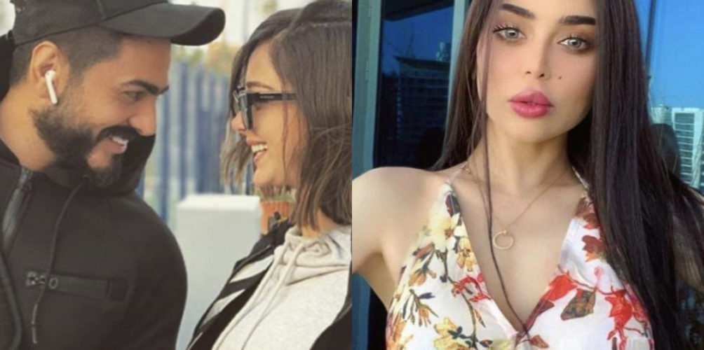 بفيديو رومانسي رفقة زوجته.. تامر حسني ينفي خبر زواجه من جليلة