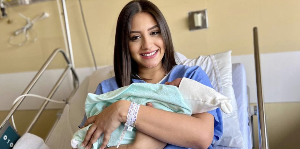 اختارت لها اسم « غنى ».. مريم أصواب تعلن ولادة ابنتها (صور)