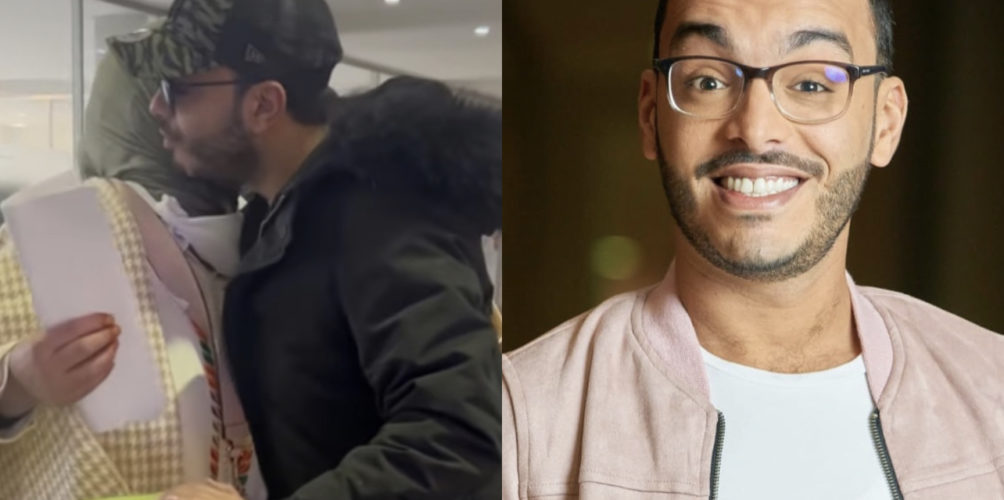 مشهد مؤثر.. رشيد رفيق يودع والدته بالدموع وهي في طريقها لتأدية مناسك العمرة (فيديو)