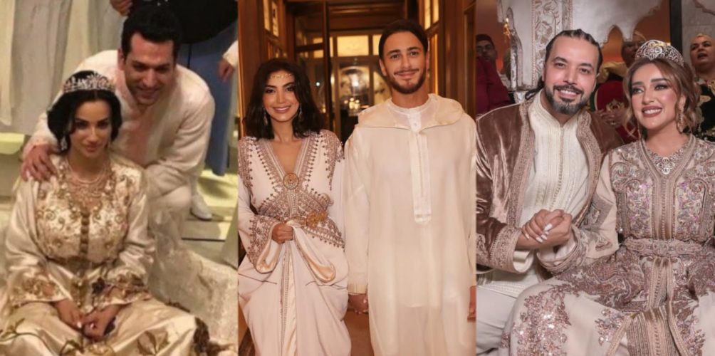 رغم عيشهم بعيدا عن وطنهم.. نجوم حرصوا على الاحتفال بزواجهم على الطريقة المغربية (صور)