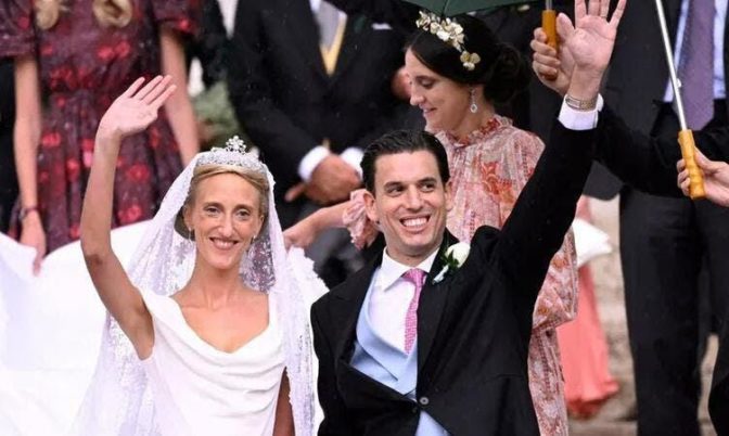 تزوجت بمغربي.. أميرة بلجيكا تحتفل بزفافها (صور)