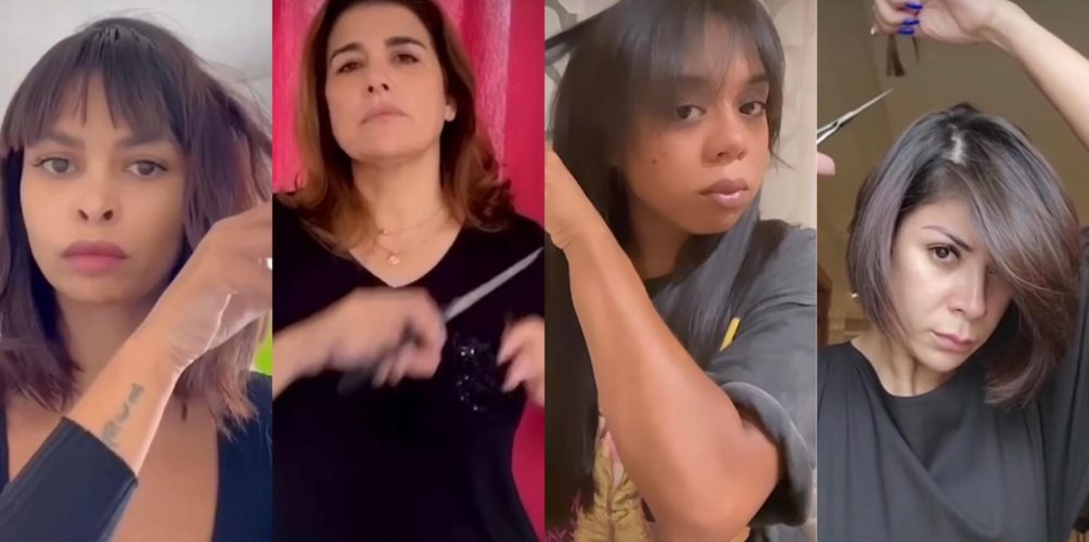 تضامنا مع « الطفلة مريم » ومهسا أميني ودفاعا عن حريتهن.. فنانات يقصصن خصلات من شعرهن (فيديو)