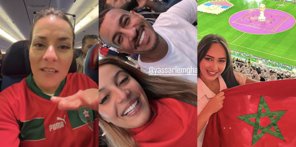 تشجيعا للمنتخب الوطني.. مشاهير مغاربة يُحلقون إلى قطر (صور)