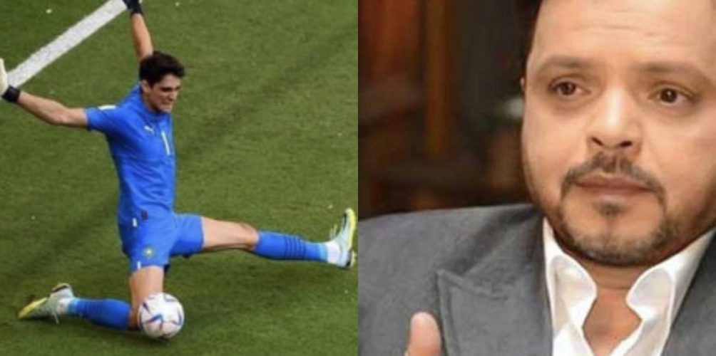 محمد هنيدي يشيد بأداء ياسين بونو: السد العالي بتاع المغرب