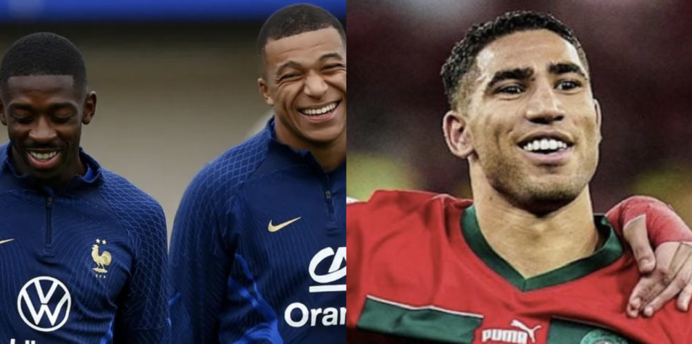 مبابي يعشق مراكش وديمبلي زوجته مغربية.. اللاعبان الفرنسيان يتناسيان حبهما للمغرب في مواجهة أسود الأطلس