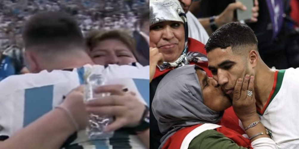 على الطريقة المغربية.. ميسي يحتفل أولا مع والدته بالفوز بكأس العالم (صور وفيديو)