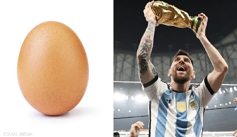 أزيد من 59 مليون لايك على إنستغرام.. ميسي يتفوق على أشهر بيضة في العالم