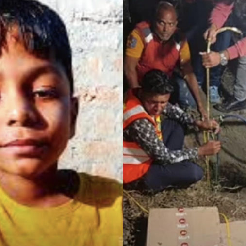 طفل في الثامنة سقط في بئر ضيقة بعمق 121 مترا.. مأساة الطفل ريان تتكرر في الهند! (صور)