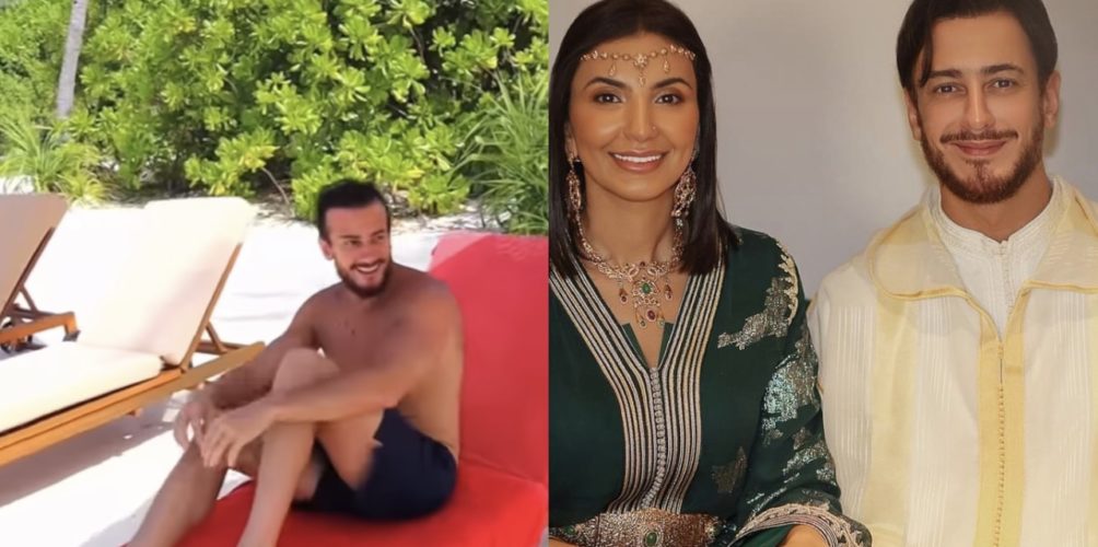 في الوقت الذي أشعل خبر حمل زوجته مواقع التواصل الاجتماعي.. لمجرد يستمتع بوقته في المالديف (فيديو)