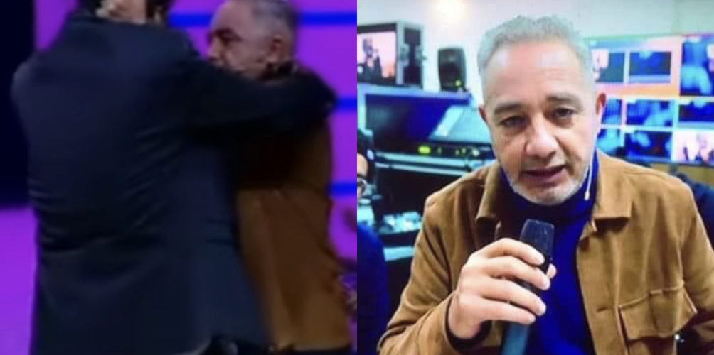 فقد أعصابه.. رفيق بوبكر يعتدي بالضرب على العشابي ويُنقل الأخير إلى المستشفى (فيديو)