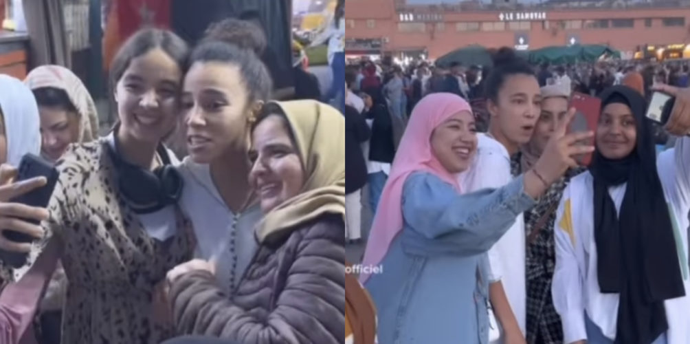 خلال تواجدها في مراكش.. معجبون يحاصرون « ميمي طق طق » (صور)