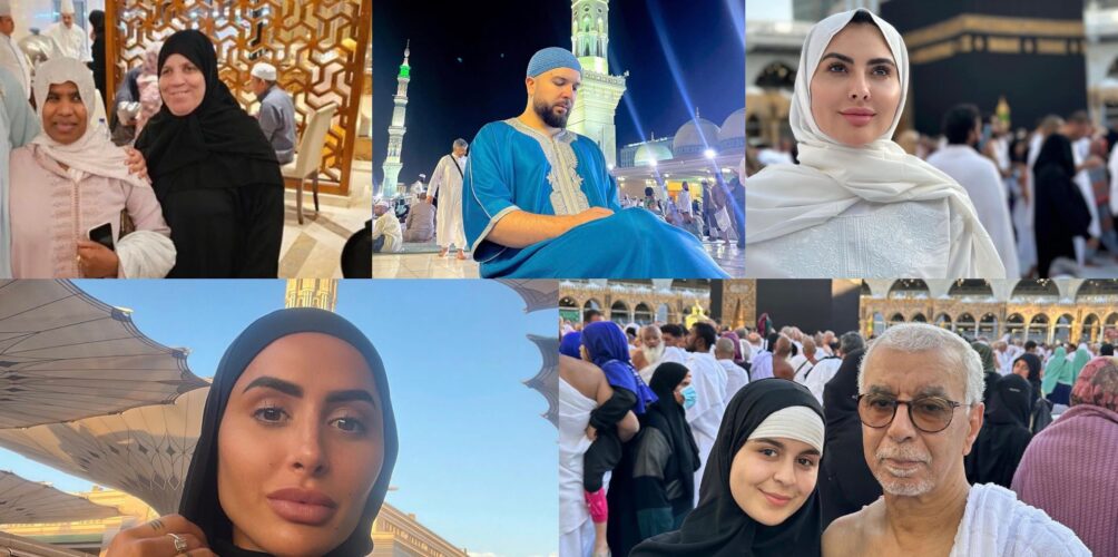 في رمضان.. مشاهير يؤدون مناسك العمرة (صور)